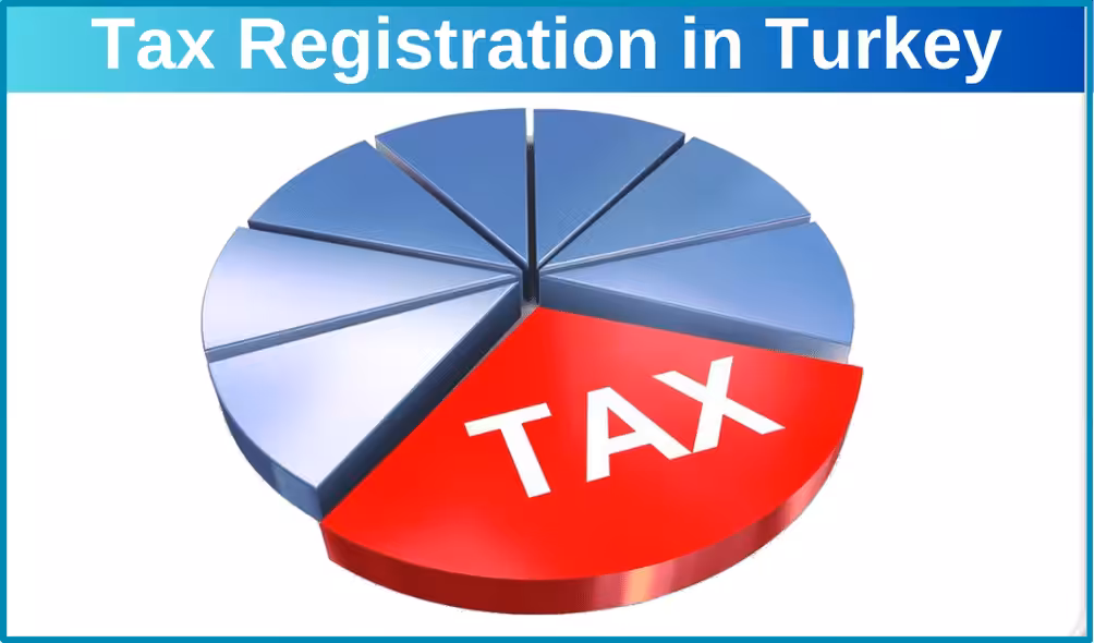 a pie chart with a tax