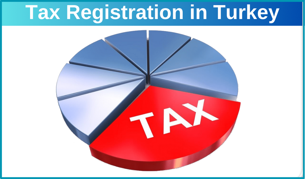 a pie chart with a tax